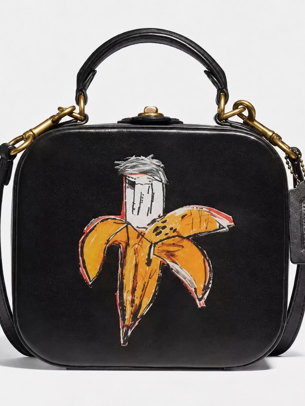 Coach x Jean-Michel Basquiat Square Bag 6898 Black – New With Tags
